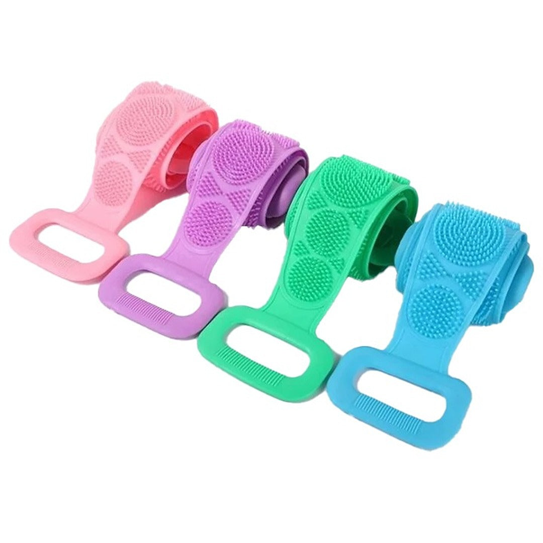 Silicone Back Cleaning Shower Strap