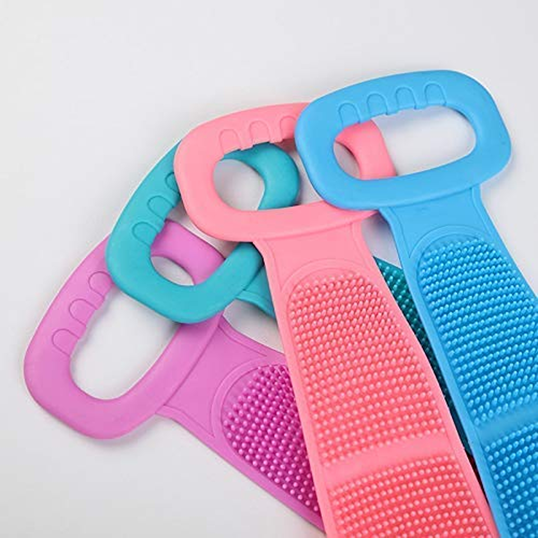 Silicone Back Cleaning Shower Strap