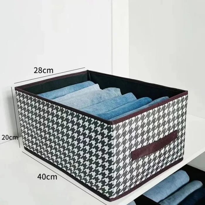 Foldable Washable Wardrobe Storage Box with Frame