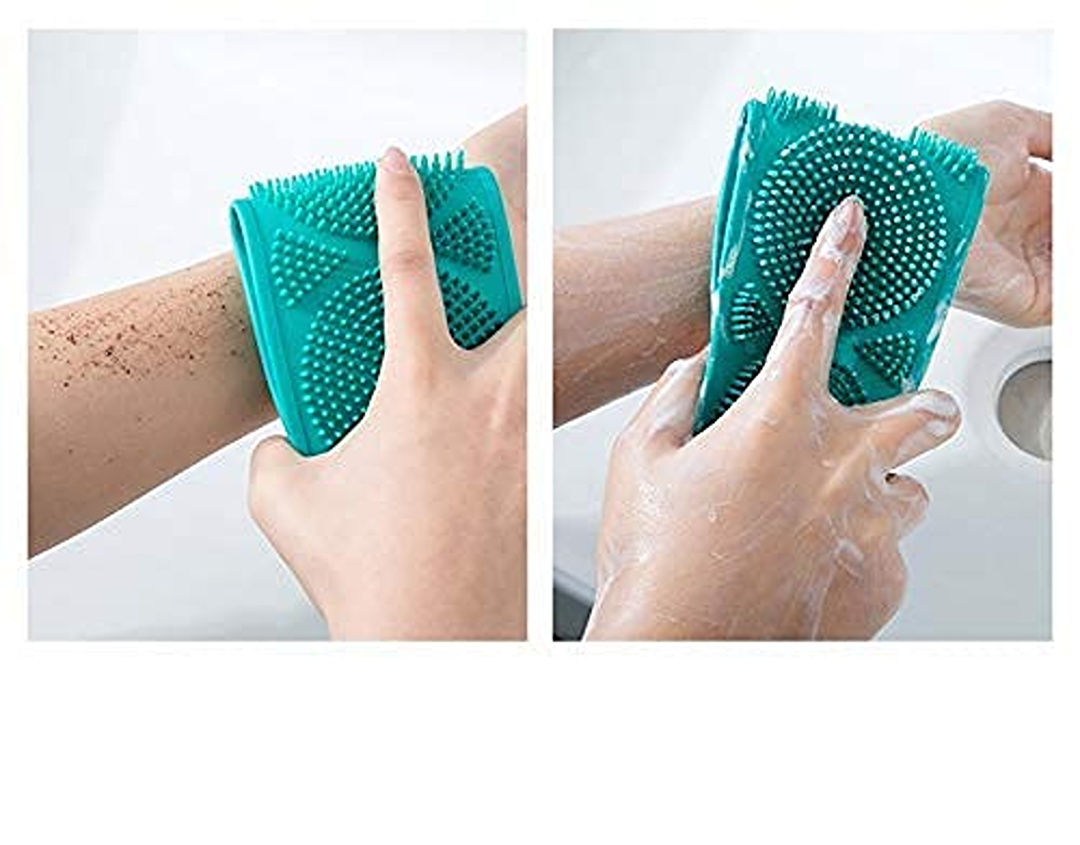 Silicone Back Cleaning Shower Strap