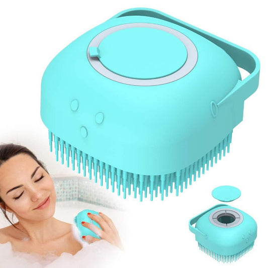 Silicone Bath Body Brush with a Soap Dispenser