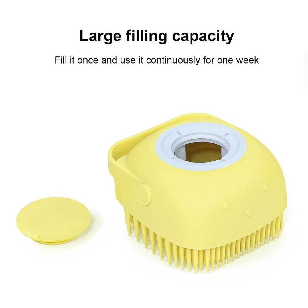 Silicone Bath Body Brush with a Soap Dispenser