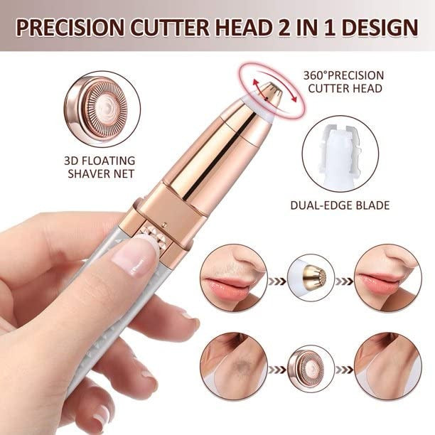 2-in-1 Rechargeable Women’s Face Hair Remover