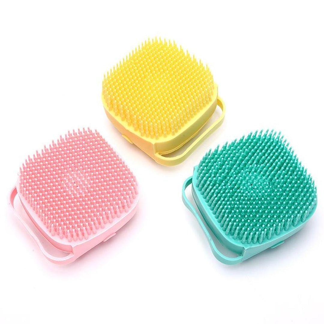 Silicone Bath Body Brush with a Soap Dispenser