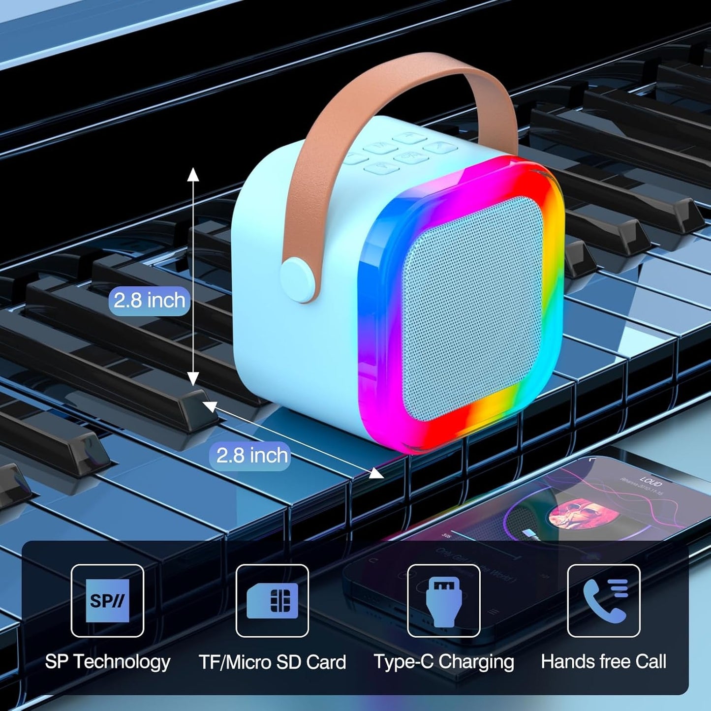 Wireless Portable Karaoke Bluetooth Speaker